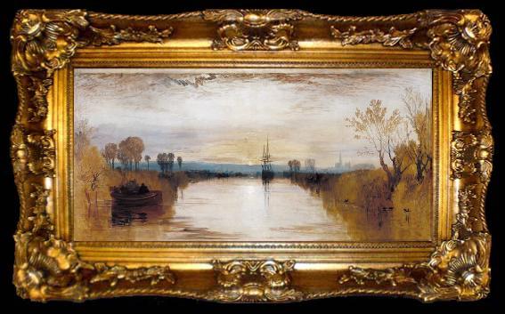 framed  Joseph Mallord William Turner Chichester Canal (mk31), ta009-2